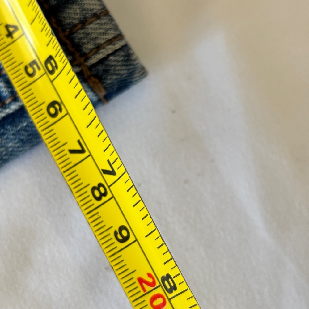 SoHo New York & Co 6 Jeans with patches. Roll cuffs Fun Hippie Indie Sleeze - Picture 9 of 11